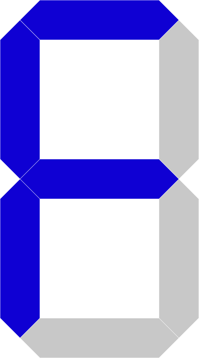 7-Segement-Anzeige "F"