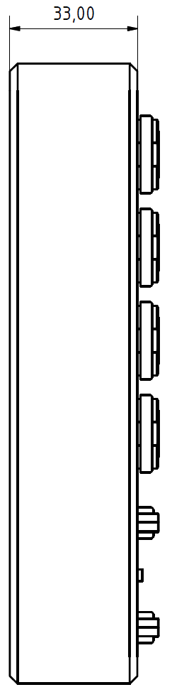 Dimensions Irinos-Box (side view)