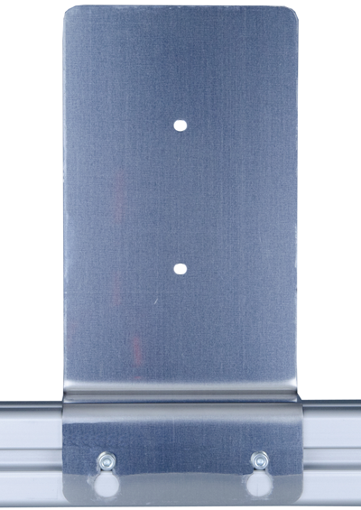 Fixing the mounting bracket at the aluminium profile