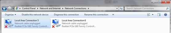 All network adapters not connected